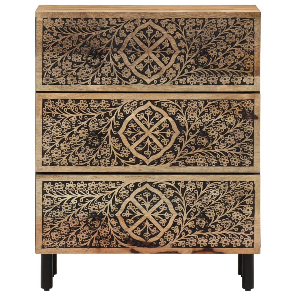 Mangopuidust puhvetkapid lillemustriga, 3 tk, 60 × 33 × 75 cm - Pilt 7