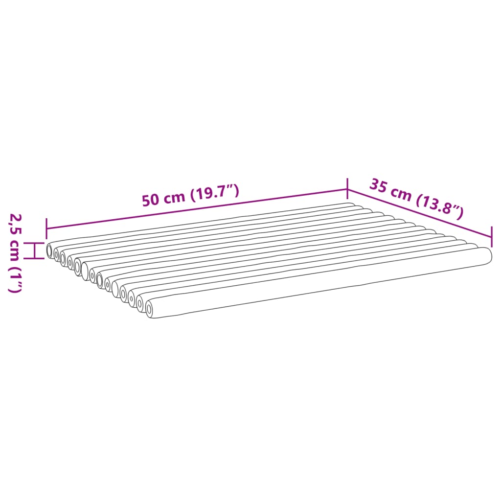 Bambusest vannimatid, 2 tk – tootevaade
