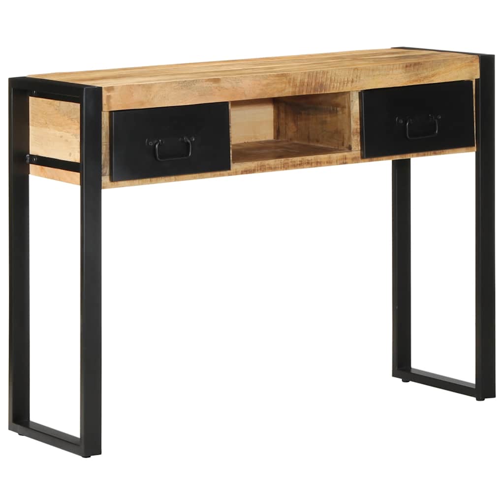 Puidust konsoollaud sahtlitega, 100 × 35 × 75 cm