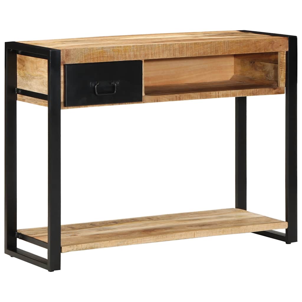 Puidust konsoollaud sahtliga, 100 × 35 × 75 cm