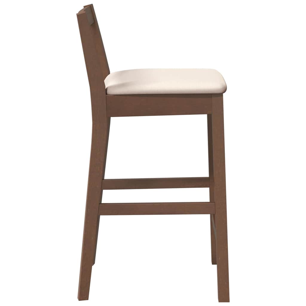 Kummipuidust baaritoolid, istmekõrgus 61 cm, 2 tk – tootevaade