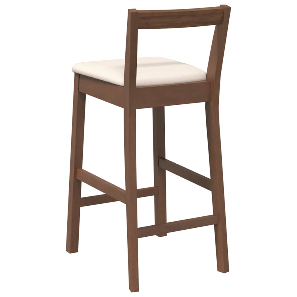 Kummipuidust baaritoolid, istmekõrgus 61 cm, 2 tk – tootevaade