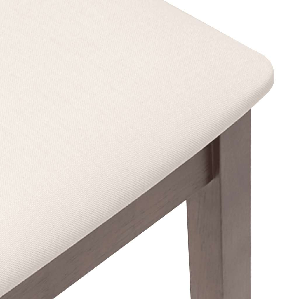 Kummipuidust baaritoolid, istmekõrgus 61 cm, 2 tk – tootevaade