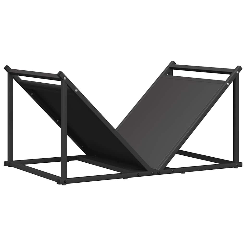 Terasest küttepuude hoidik, 70 × 43 × 34,5 cm - Pilt 2