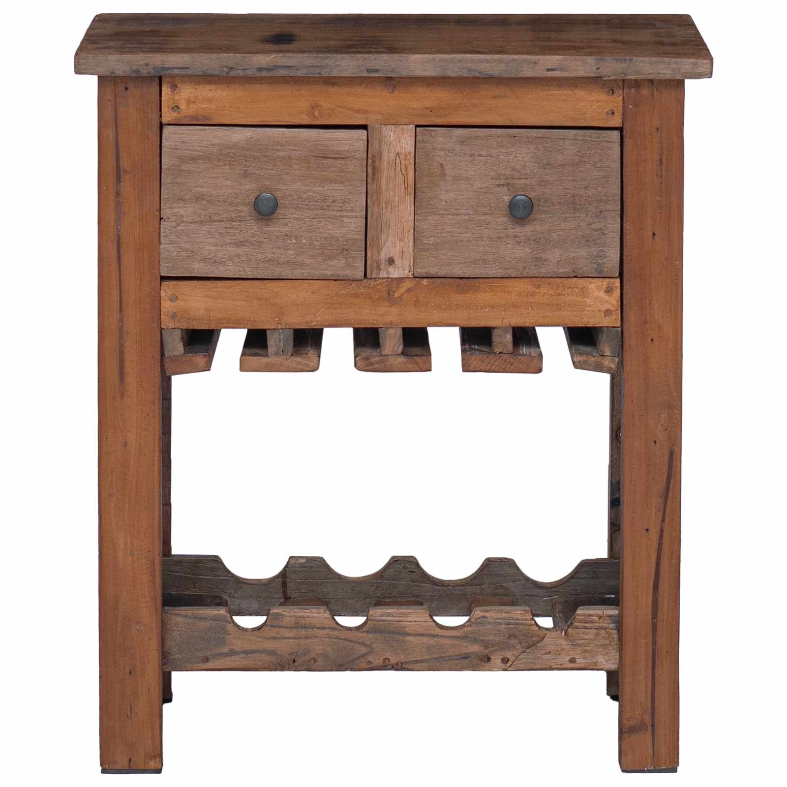 Taaskasutatud puidust hoiukapp, 60 × 30 × 70 cm, pruun - Pilt 5