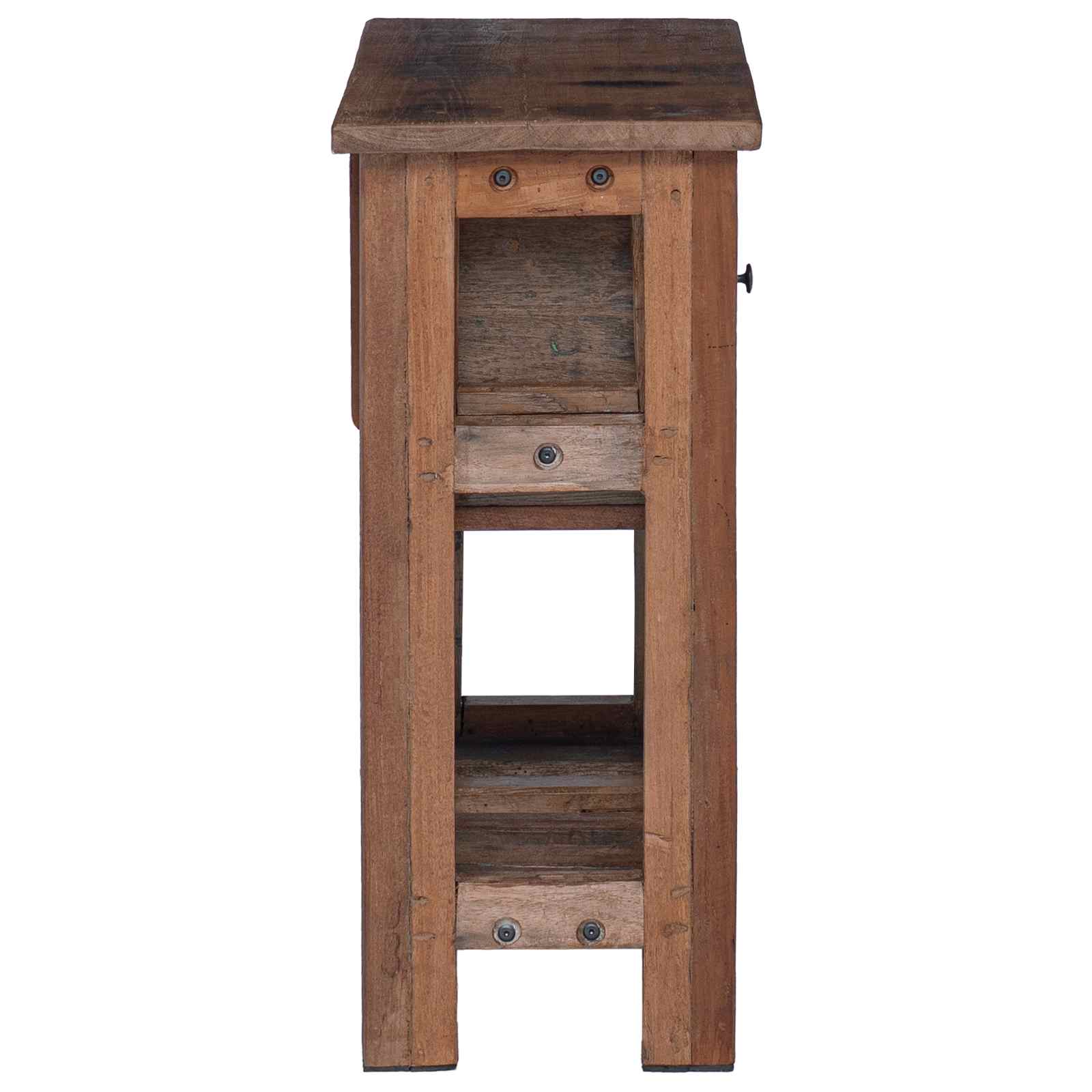 Taaskasutatud puidust hoiukapp, 60 × 30 × 70 cm, pruun - Pilt 6