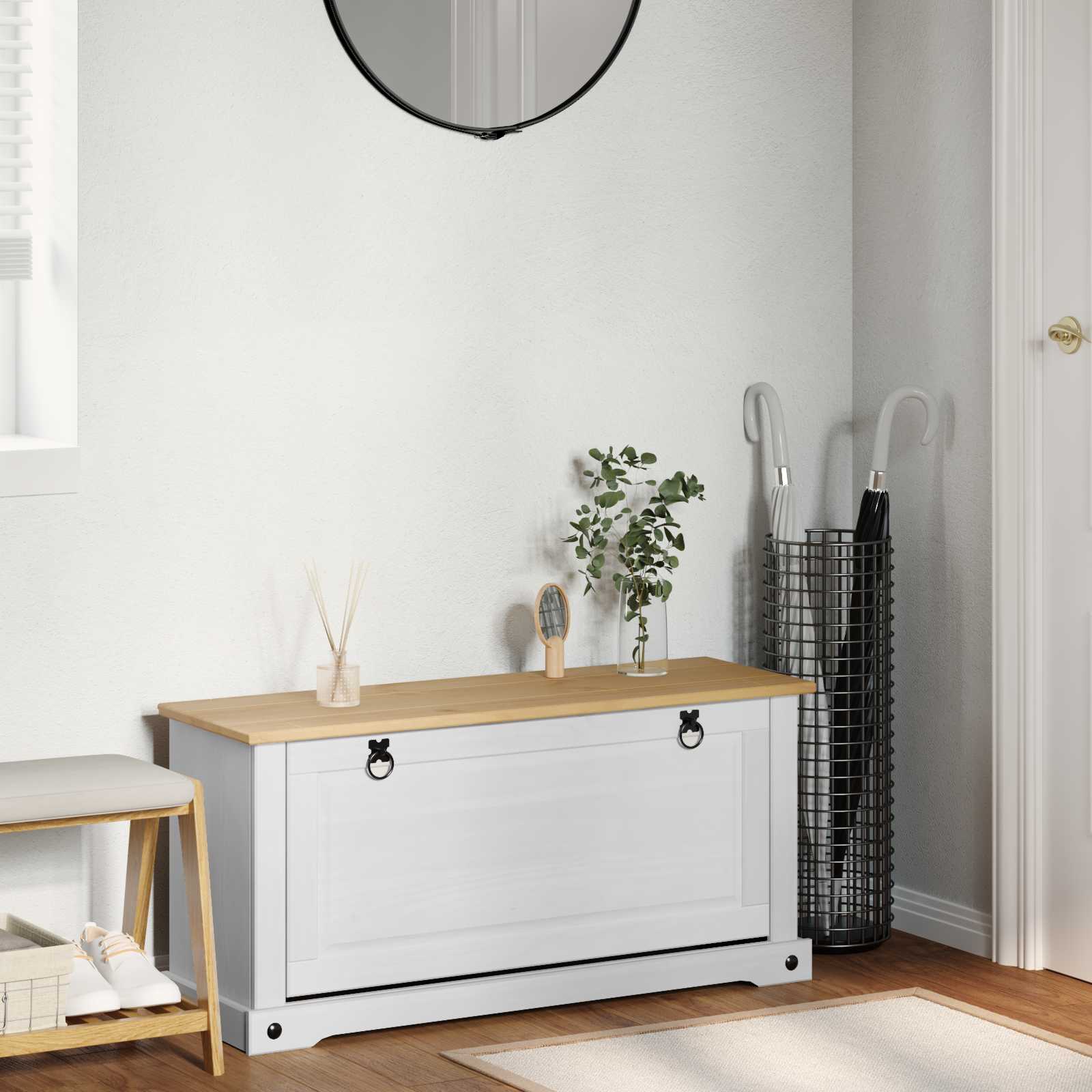 Männipuidust jalatsikapp CORONA, laius 99 cm - Pilt 14