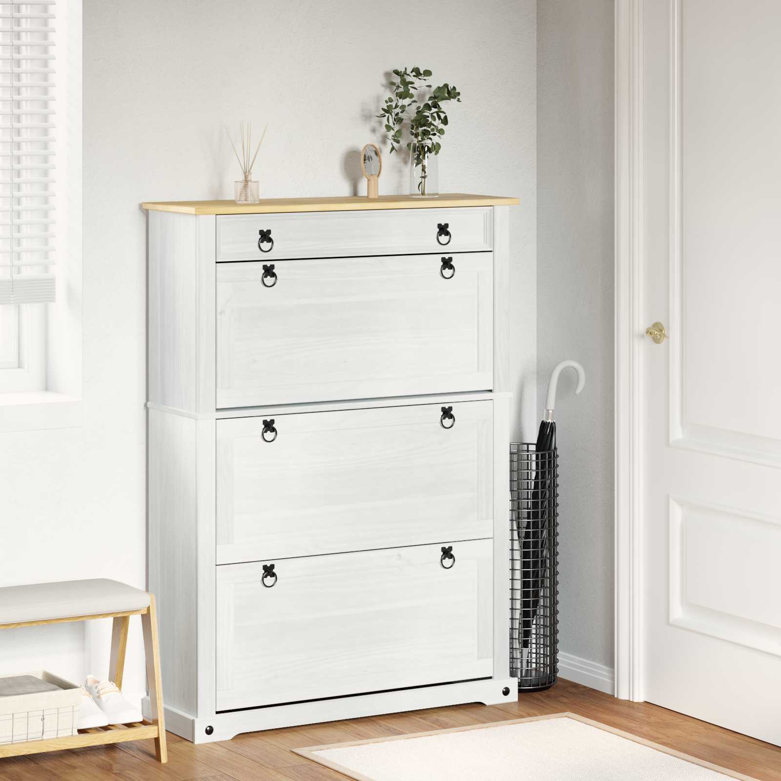 Männipuidust jalatsikapp CORONA, laius 99 cm - Pilt 17