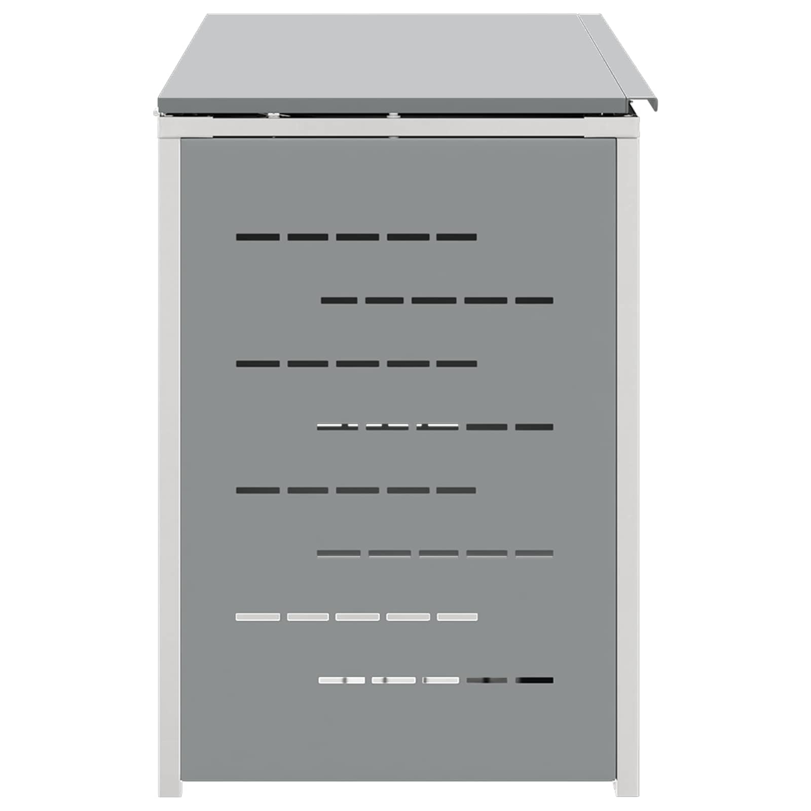 Roostevabast terasest prügikastikapp 1–4 prügikastile, 240 l - Pilt 8