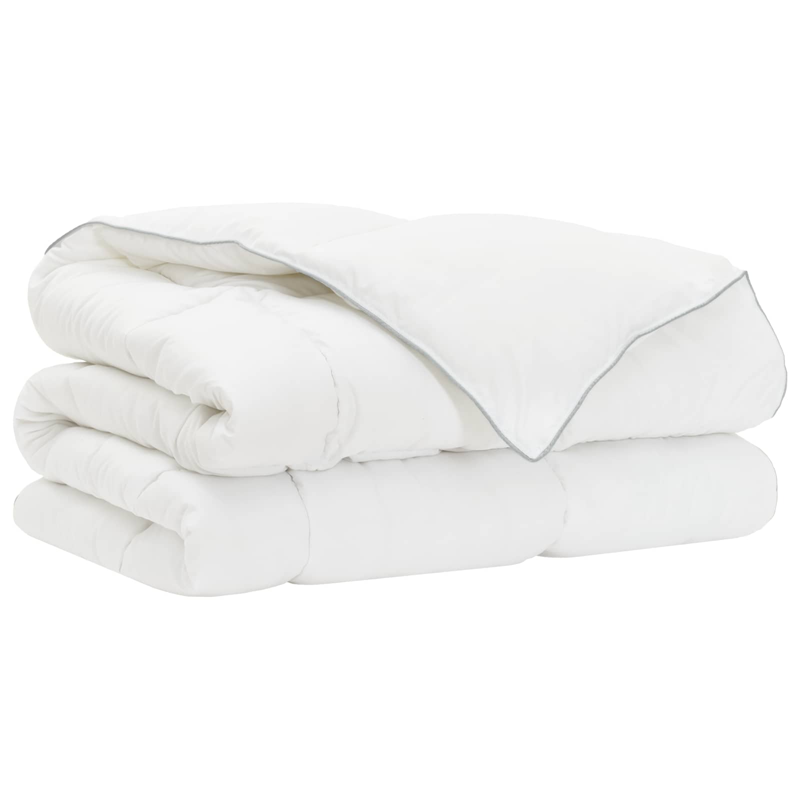 Valge talvetekk bambussegukangaga, 350 g/m² – tootevaade