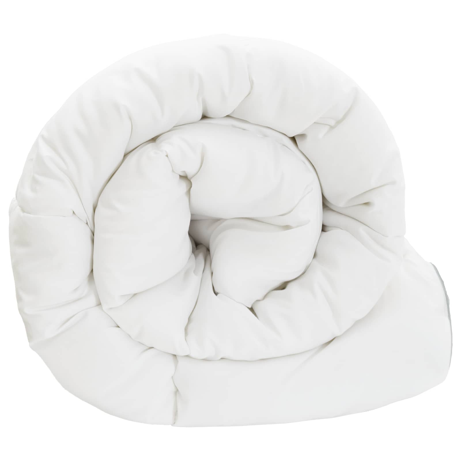 Valge talvetekk bambussegukangaga, 350 g/m² – tootevaade